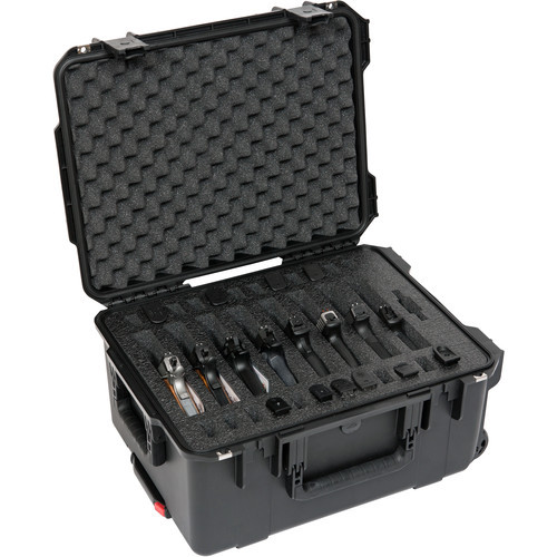 SKB 3I-2015-10B-M 8 Handgun Case with Wheels