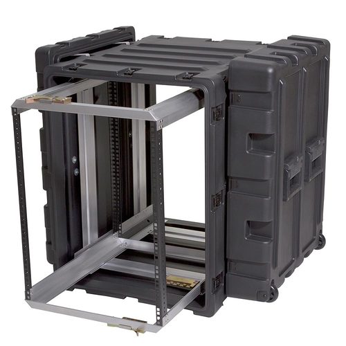 SKB 3RR-14U24-25B - 24 Inch Deep Removable Shock Rack Case - 14U