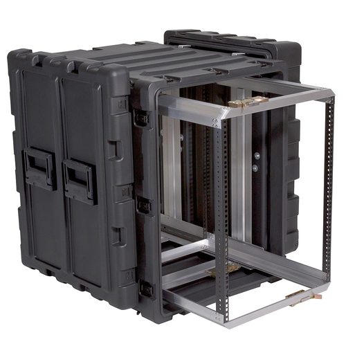 SKB 3RR-14U24-25B - 24 Inch Deep Removable Shock Rack Case - 14U