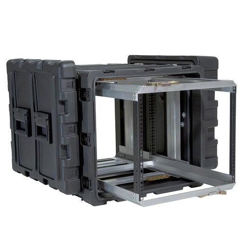 SKB 3RR-9U24-25B 9U Portable Military Spec Shock Rack 24 (61cm) Deep Rail To Rail