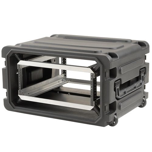 SKB 3SKB-R04U20W - 20 Inch Deep Roto Shockmount Rolling Rack Case - 4U