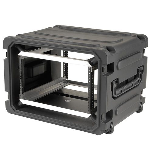 SKB 3SKB-R06U20W - 20 Inch Deep Roto Shockmount Rolling Rack Case - 6U