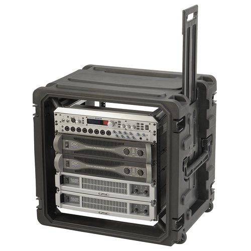 SKB 3SKB-R10U20W 20 Inch Deep Roto Shockmount Rolling Rack Case 10U