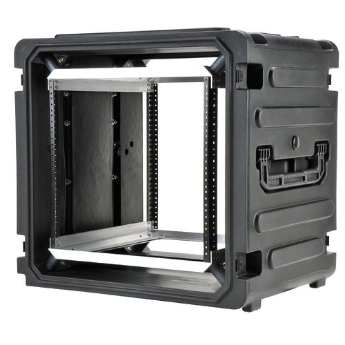 SKB 3SKB-R10U20W 20 Inch Deep Roto Shockmount Rolling Rack Case 10U