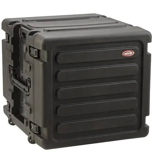 SKB 3SKB-R10U20W 20 Inch Deep Roto Shockmount Rolling Rack Case 10U