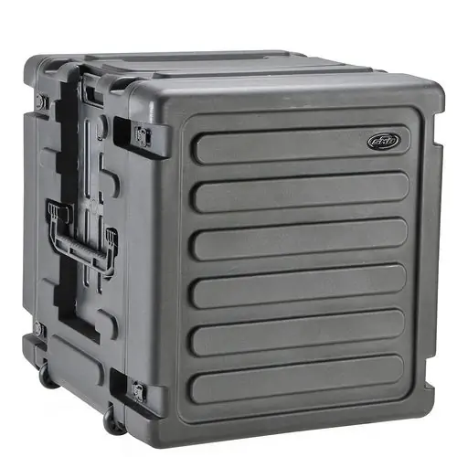 SKB 3SKB-R12U20W - 20 Inch Deep Roto Shockmount Rolling Rack Case - 12U