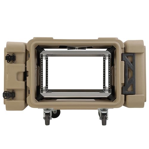 SKB 3SKB-R906U24T 6U Tan Roto Shock Rack 24 (61cm) Deep Rail To Rail