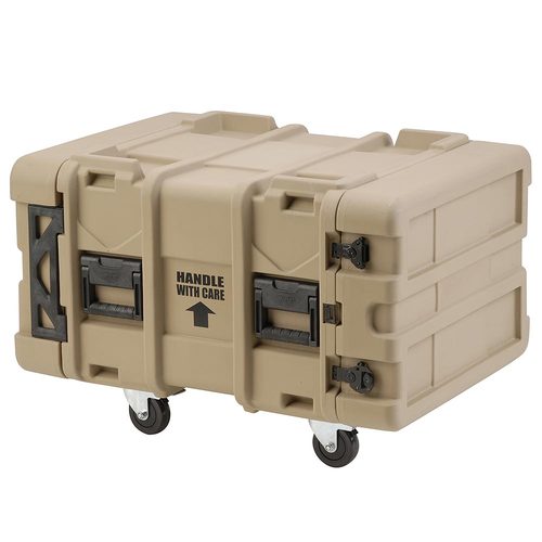 SKB 3SKB-R906U24T 6U Tan Roto Shock Rack 24 (61cm) Deep Rail To Rail