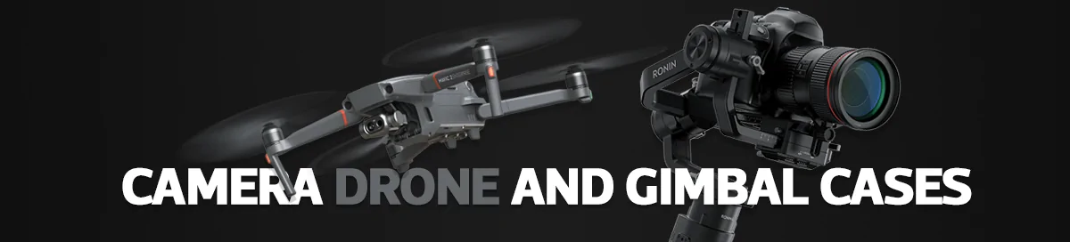 Camera, Drone and Gimbal Cases desktop banner