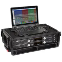 SKB 1SKB-ISF2U Injection Moulded 2U Studio Flyer Rack Case with Wheels