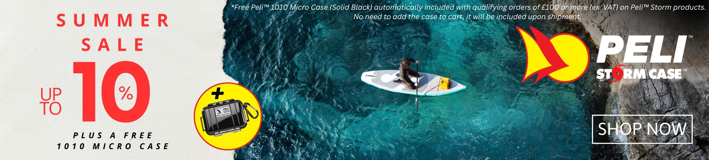 Peli Storm Summer Sale Offers at Waterproof Cases