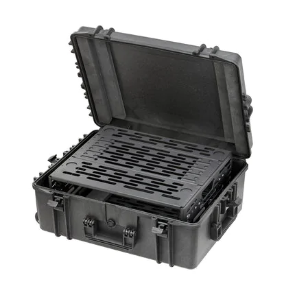 A-RACK3U-MAX620H250 19” shock mount rack case 3U
