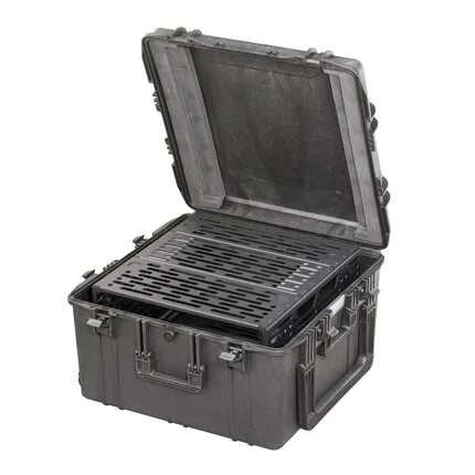 A-RACK6UMAX615TR 19” Shock Mount Rack Case 6U with Telescopic Handle