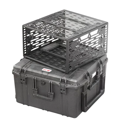 A-RACK6UMAX615TR 19” Shock Mount Rack Case 6U with Telescopic Handle
