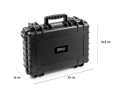 B&W Outdoor Case Type 5040 (PP.162): Black - Measurment graph