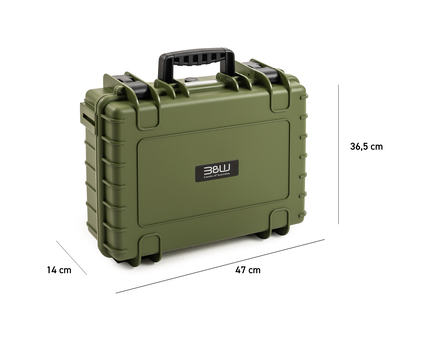 B&W Outdoor Case Type 5040 (PP.162): Bronze Green - Measurment graph