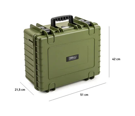 B&W Outdoor Case Type 6000 (PP.326): Bronze Green - Measurment graph
