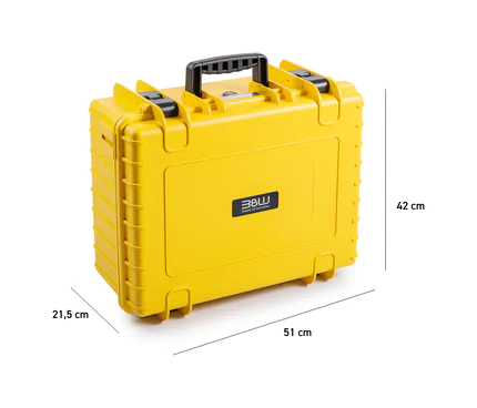 B&W Outdoor Case Type 6000 (PP.326): Yellow - Measurment graph