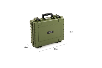 B&W Outdoor Case Type 6040 (PP.210): Bronze Green - Measurment graph