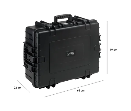 B&W Outdoor Case Type 6500 (PP.510): Black - Measurment graph