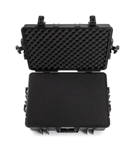 B&W Outdoor Case Type 6500 (PP.510): Black - Top View Open Foam