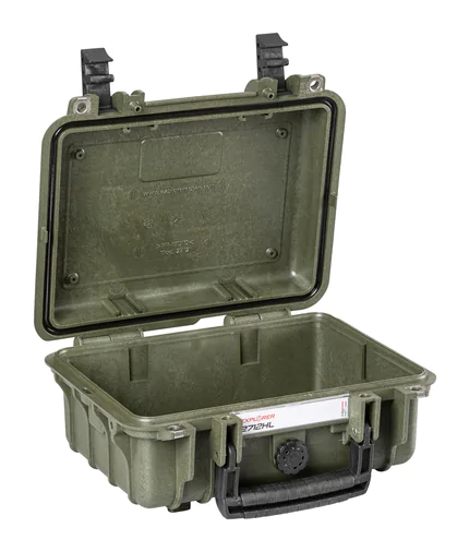 Explorer 2712HL Waterproof Case - Olive Green Empty