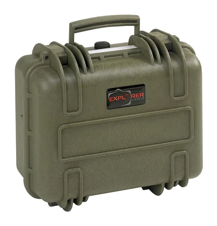 Explorer 3317  Waterproof Case - Green Front
