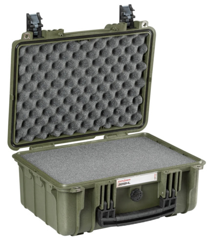 Explorer 3818Hl Waterproof Case - Olive Green with Foam