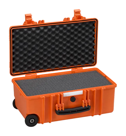 Explorer 5122 Waterproof Case With Wheels - Orange with Foam