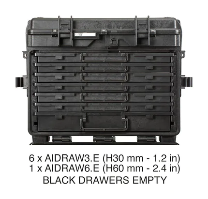 Explorer 5140, 5131 & 5116 Modular System Tool Cases with Wheels (Drawers Version)