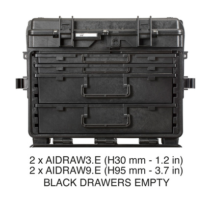 Explorer 5140, 5131 & 5116 Modular System Tool Cases with Wheels (Drawers Version)