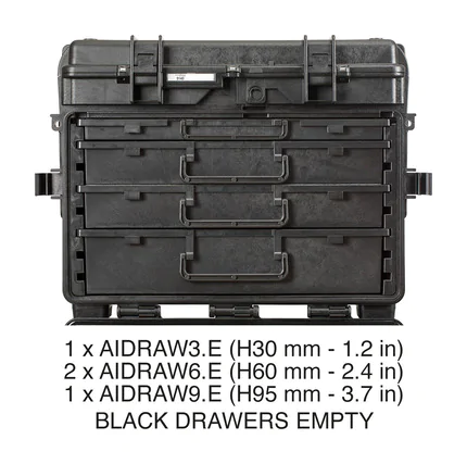 Explorer 5140, 5131 & 5116 Modular System Tool Cases with Wheels (Drawers Version)
