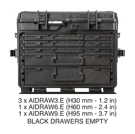 Explorer 5140, 5131 & 5116 Modular System Tool Cases with Wheels (Drawers Version)