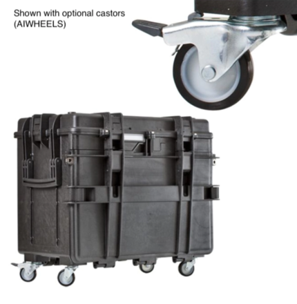 Explorer 5140 6U Rack Waterproof Case - Wheels