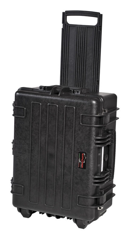 Explorer 5326 Case With Wheels - Black Standing Front