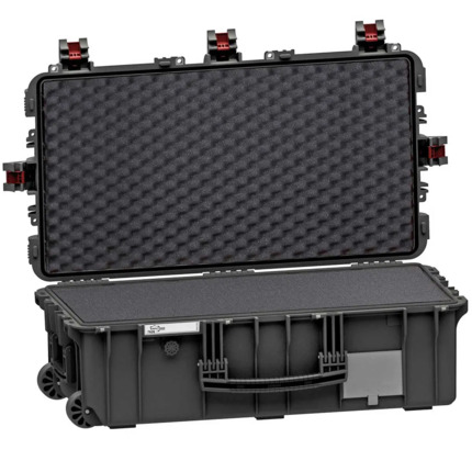 Explorer 7626HL Case With Wheels - Black with Foam