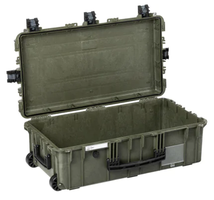 Explorer 7626HL Case With Wheels - Olive Green Empty