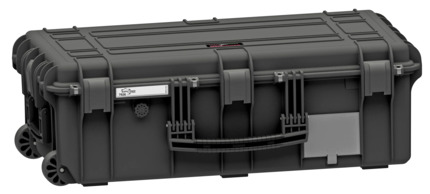 Explorer 7626HL Case With Wheels - Black Topview