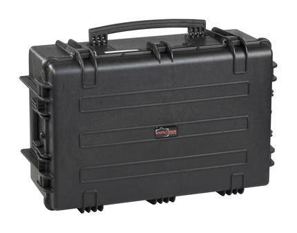 Explorer 7630 15U Rack Case With Wheels - Resting on its side
