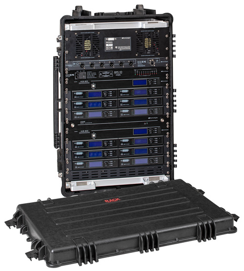 Explorer 7630 15U Rack Case With Wheels - Inside