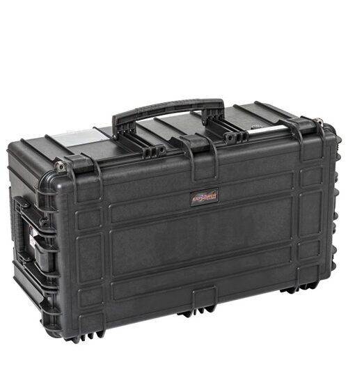 Explorer 7635Hl Waterproof Case With Wheels - Black Front