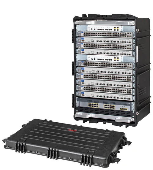 Explorer 7641 15U Rack Case With Wheels - Inside