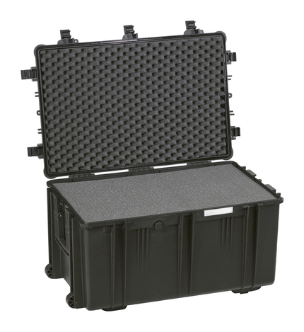 Explorer 7641 Case With Wheels - Black with Foam