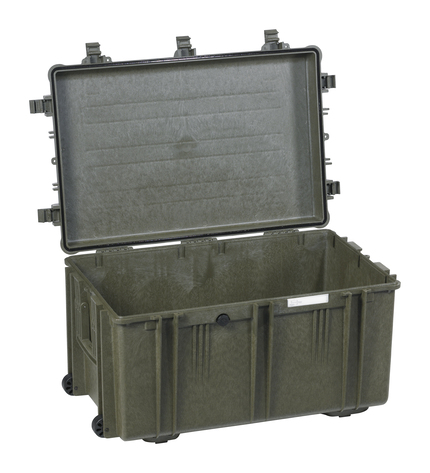 Explorer 7641 Case With Wheels - Olive Green Empty