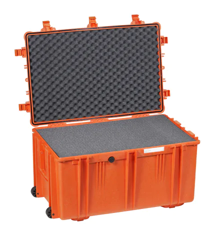 Explorer 7641 Case With Wheels - Orange with Foam