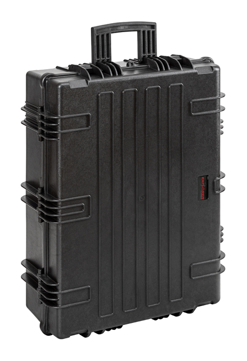 Explorer 7726 Waterproof Case With Wheels - Black Front