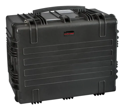 Explorer 7745 Waterproof Case With Wheels - Black Front