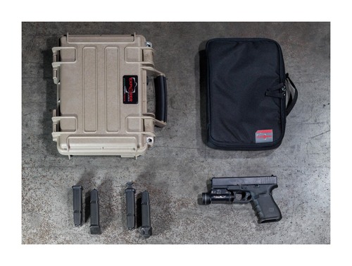 Explorer 3005 Case including GBAG 30 Gun Bag and pistol.