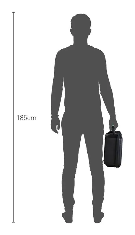 HPRC 2300 Waterproof Case - Size Comparison