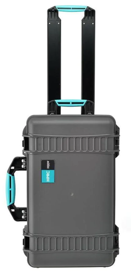 HPRC 2550W Waterproof Case With Wheels - Grey Front